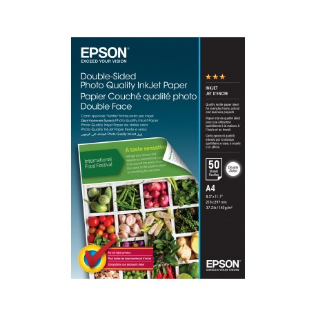 Epson A4 (210×297 mm) papel para impresora de inyección de tinta C13S400059