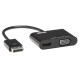 Tripp Lite P136-06N-HV-V2 Adaptador Convertidor Todo en Uno DisplayPort a VGA/HDMI, DP ver 1.2, 4K 30 Hz HDMI