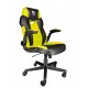 TALIUS TAL-CRAB-YLW silla para videojuegos Silla para videojuegos universal Negro, Amarillo