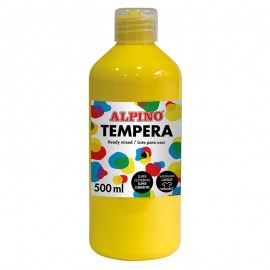 Alpino DM010171 tempera 500 ml Botella Amarillo