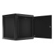 Lanberg WF01-6612-00B armario rack 12U Bastidor de pared Negro