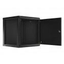 Lanberg WF01-6612-00B armario rack 12U Bastidor de pared Negro