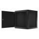 Lanberg WF01-6612-00B armario rack 12U Bastidor de pared Negro