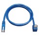 Tripp Lite N204-003-BL-DN Cable Ethernet (UTP) Patch Moldeado Cat6 Gigabit en Ángulo