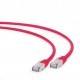 Gembird PP6A-LSZHCU-R-2M cable de red Rojo Cat6a S/FTP (S-STP)