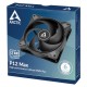 ARCTIC P12 Max Carcasa del ordenador Ventilador 12 cm Negro 1 pieza(s)