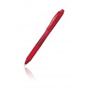 Pentel Energel X Bolígrafo de gel de punta retráctil Rojo 12 pieza(s)