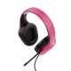 Trust GXT 415P Zirox Auriculares Alámbrico Diadema Juego Rosa