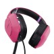 Trust GXT 415P Zirox Auriculares Alámbrico Diadema Juego Rosa