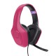 Trust GXT 415P Zirox Auriculares Alámbrico Diadema Juego Rosa