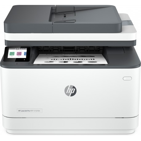 HP LaserJet Impresora multifunción Pro 3102fdn, Blanco y negro, Impresora para Pequeñas