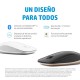 HP Ratón Bluetooth 410 de perfil bajo y plata