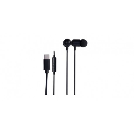 Fonestar X3-NC auricular y casco Auriculares Alámbrico Dentro de oído Llamadas/Música USB Tipo C Negro