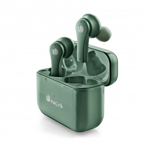 NGS ARTICA BLOOM Auriculares Inalámbrico Dentro de oído Llamadas/Música USB Tipo C Bluetooth Verde