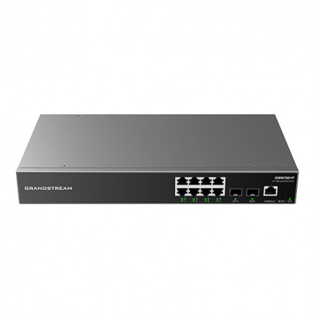 Grandstream Networks GWN7801 switch Gestionado L2+ Gigabit Ethernet (10/100/1000) Negro