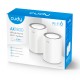 Cudy M1800 2-pack Doble banda (2,4 GHz / 5 GHz) Wi-Fi 6 (802.11ax) Blanco 1 Interno