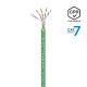 AISENS Cable de Red RJ45 LSZH CPR Cca CAT.7 600 MHZ S/FTP AWG23, Verde, 305 m