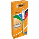 BIC 982878 bolígrafo Multicolor Bolígrafo de punta retráctil con pulsador Medio 12 pieza(s)