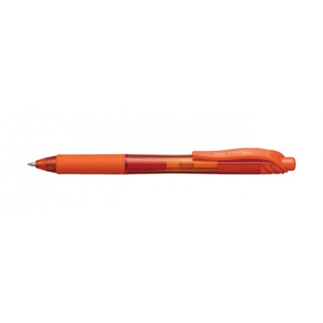 Pentel EnerGel X Bolígrafo retráctil con clip Naranja