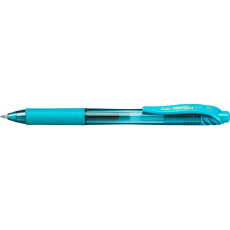 Pentel EnerGel X Bolígrafo retráctil con clip Turquesa