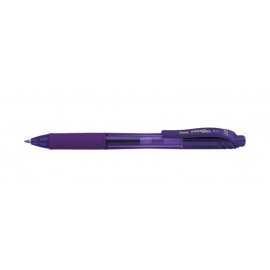 Pentel EnerGel X Bolígrafo retráctil con clip Violeta