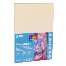 APLI 15116 cartón y papel de construcción 170 g/m² 50 hojas