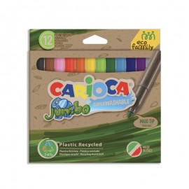 Carioca Eco Family Jumbo rotulador Multicolor 12 pieza(s)