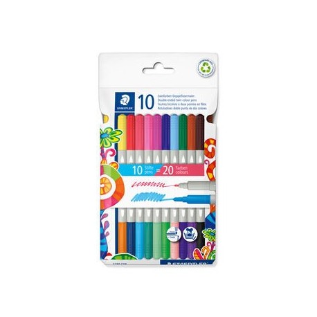 Staedtler 3280 c10 rotulador Multi Multicolor 10 pieza(s)