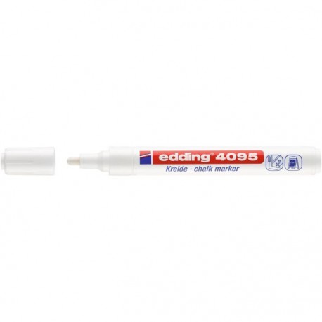 Edding E4095049 marcador de tiza Bala Blanco 1 pieza(s)