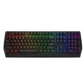 Alienware AW410K teclado USB QZERTY Internacional de EE.UU. Negro