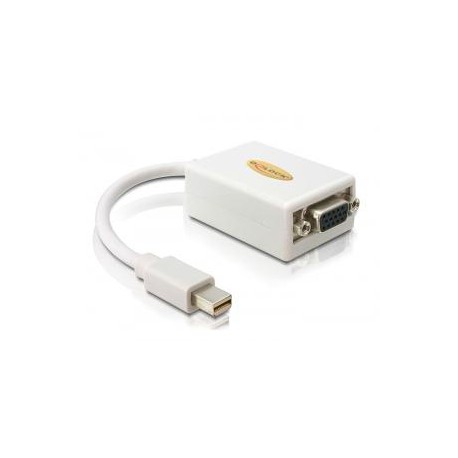 Adaptador Mini Displayport 1.1 VGA Hembra Blanco