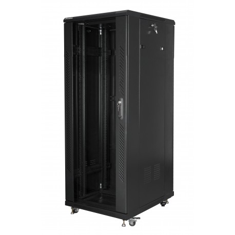 Lanberg FF01-6832-12B armario rack 32U Rack o bastidor independiente Negro