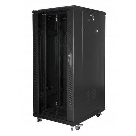 Lanberg FF01-6827-12BL armario rack 27U Rack o bastidor independiente Negro