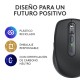 Logitech MX Anywhere 3S ratón mano derecha RF Wireless + Bluetooth Laser 8000 DPI