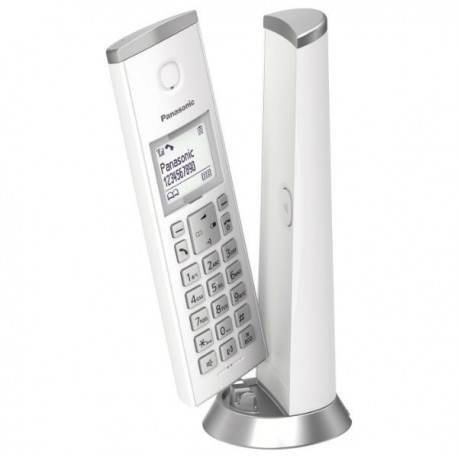 Panasonic KX-TGK210 Teléfono DECT Blanco Identificador de llamadas