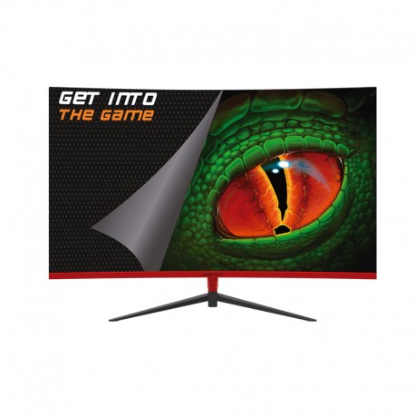 KeepOut LED display 60,5 cm (23.8'') 1920 x 1080 Pixeles Full HD Negro, Rojo