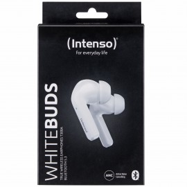 Intenso White Buds T302A Auriculares Dentro de oído Llamadas/Música/Deporte/Uso diario Blanco