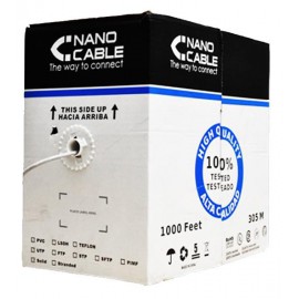 Nanocable CABLE RED RJ45 CAT.5E UTP FLEXIBLE AWG24, 305 M 10.20.0304-FLEX