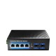 Cudy IG1004S2 switch No administrado L2 Gigabit Ethernet (10/100/1000) Energía sobre Ethernet (PoE) Negro