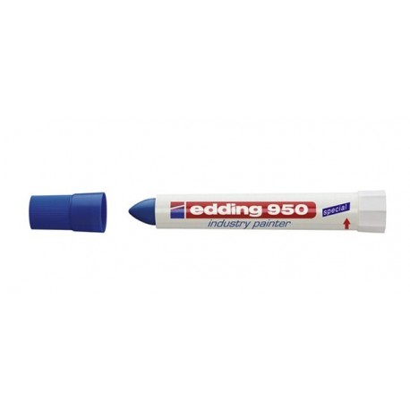 Edding 950 marcador permanente Punta redonda Azul