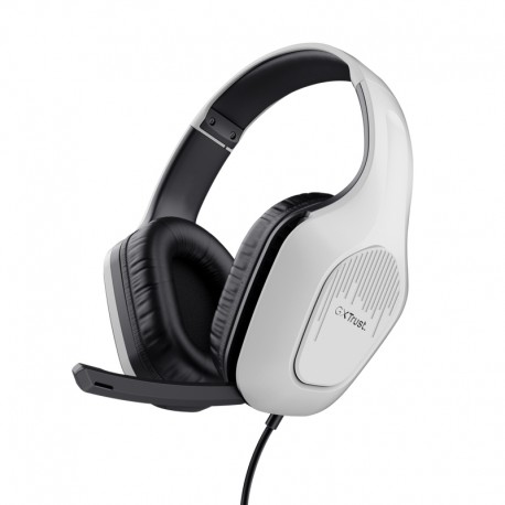 Trust GXT 415W Zirox Auriculares Alámbrico Diadema Juego Blanco