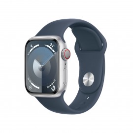 Apple Watch Series 9 41 mm Digital 352 x 430 Pixeles Pantalla táctil 4G Plata Wifi GPS (satélite)