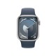 Apple Watch Series 9 41 mm Digital 352 x 430 Pixeles Pantalla táctil Plata Wifi GPS (satélite)