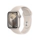 Apple Watch Series 9 41 mm Digital 352 x 430 Pixeles Pantalla táctil Beige Wifi GPS (satélite)