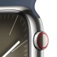 Apple Watch Series 9 45 mm Digital 396 x 484 Pixeles Pantalla táctil 4G Plata Wifi GPS (satélite)