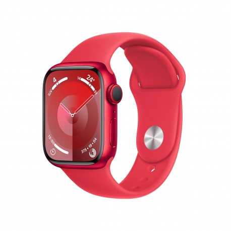 Apple Watch Series 9 41 mm Digital 352 x 430 Pixeles Pantalla táctil 4G Rojo Wifi GPS (satélite)