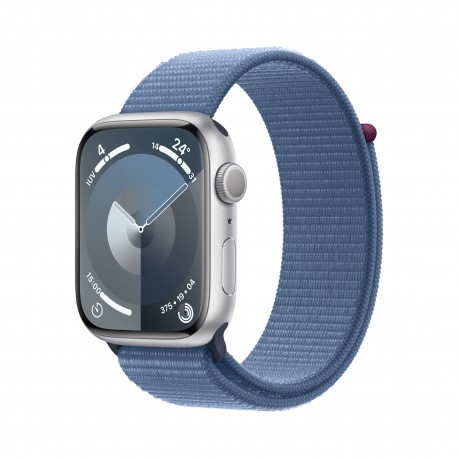 Apple Watch Series 9 45 mm Digital 396 x 484 Pixeles Pantalla táctil Plata Wifi GPS (satélite)