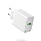 Vention Cargador de Pared 18 W Blanco