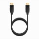 AISENS Cable DISPLAYPORT V1.2 CCS 4K@60Hz, DP/M-DP/M, Negro, 5.0m