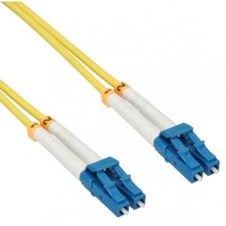 InLine 2m LC/LC OS2 2m LC LC Amarillo cable de fibra optica